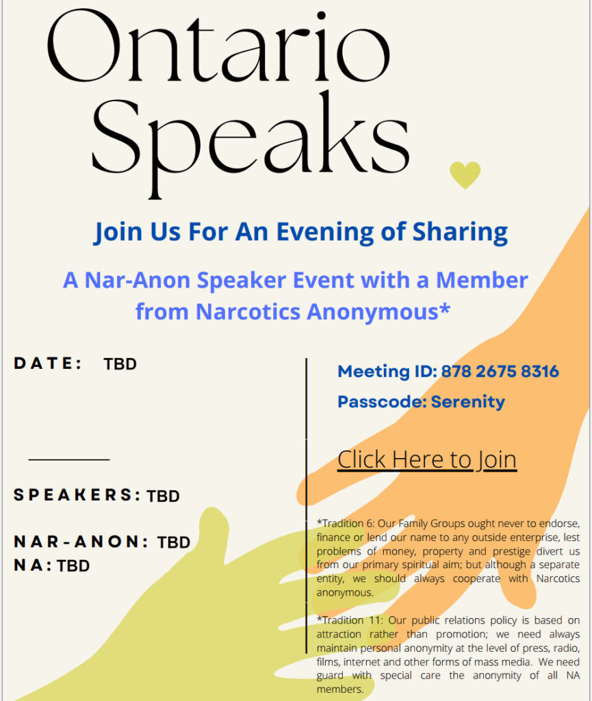 Ontario Speaks looking for Speakers