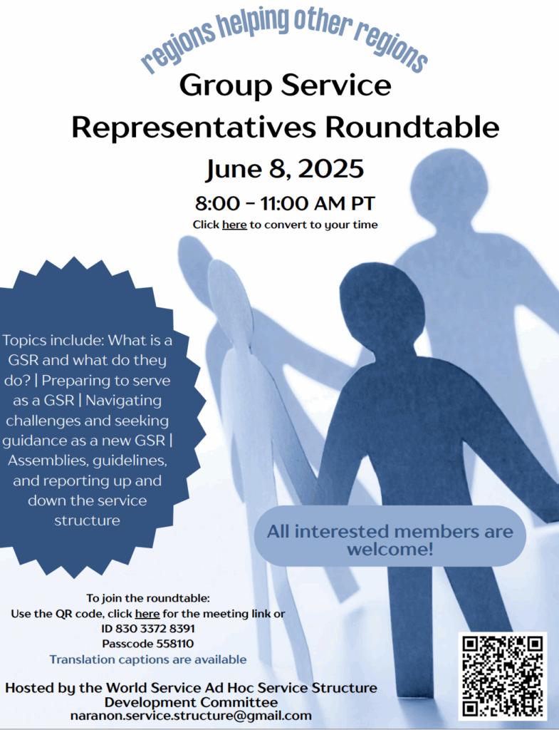 Group Service Representatives Round Table